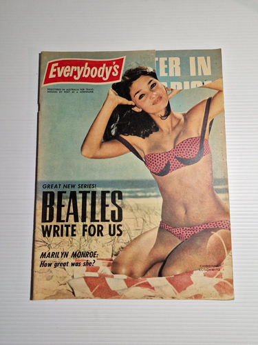 Everybody's with Disc Magazine August 11, 1965 The Beatles Sandie Shaw