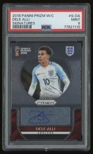 Prizm World cup 2018 auto autograph Dele Alli England PSA 9 MINT LOW POP