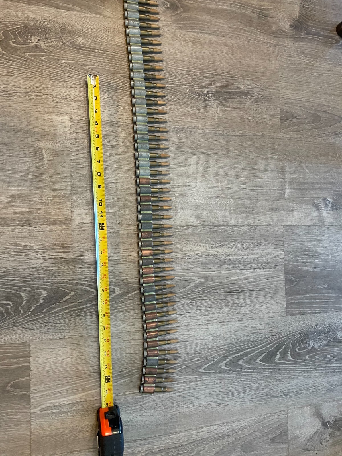 50 Fake Bullet Army Belt Bandolier Military Wood Ammo… Gem