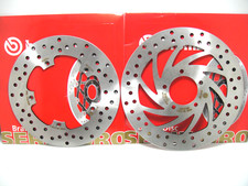 7B0 +777 Brake Discs Brembo Front+Rear Aprilia Scarabeo 250 I.E 2007