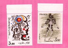 FRANCE - 1979 - YT 2067/68**MNH - BdF - SERIE "Créations Philatéliques"- COTE 4€