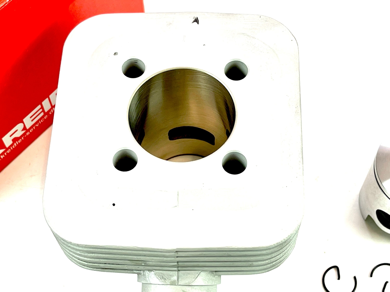 SECURA Kolben & Zylinder Set 46mm Für Stihl BR 420 Laubbläser - Inklusive Zylinderfußdichtung