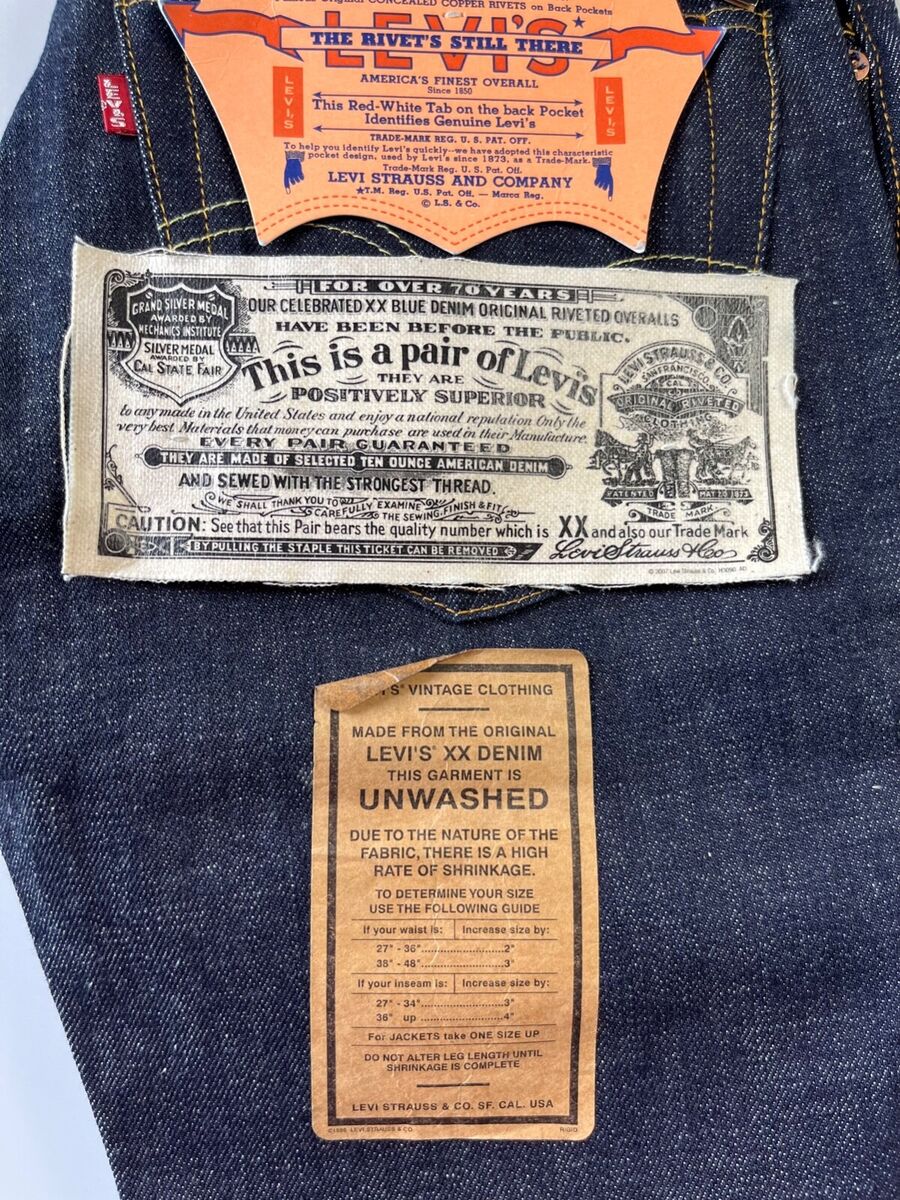 Vintage 90s Levi's LVC 1947 501xx Made in USA R button Vintage 90s Levi's LVC 1947 501xx Made in USA R button