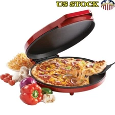 Electric Pizza Maker 1440W Indoor Grill Sandwich Quesadilla Omelet Cooker New
