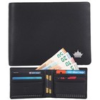 Geldbörse Herren Portemonnaie Echt Leder Börse Querformat Geldbeutel RFID MANZA®