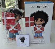 In Box Sommer Thomas Dam Denmark Painted Ceramic 11" Good Luck Troll Our Heroes