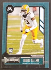 2021 Chronicles Playbook #343 Rashod Bateman RC GOLDEN GOPHERS Rookie card NM/MT