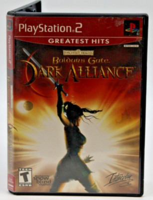 Baldur's Gate Dark Alliance-Sony PlayStation 2 PS2 - CIB disc 100% scratch free!