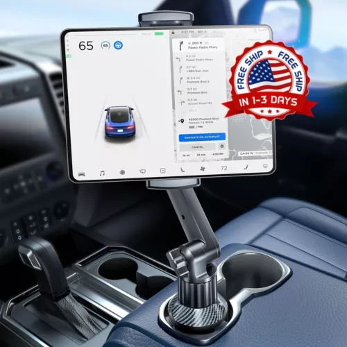 Portavasos para coche, soporte para tableta y teléfono, automóvil ajustable