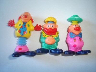 KINDER SURPRISE SET - BELLOWS CLOWNS CIRCUS 1993 BALG FIGURES TOYS COLLECTIBLES