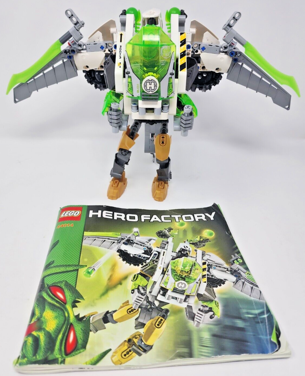 RARE Lego Hero Factory 44014 JET ROCKA Brain Attack with