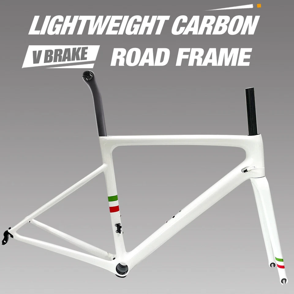 AIRWOLF R009 Carbon Rennrad Rahmen Racing Fahrrad Felgenbremse Lightweight - Bild 2 von 4