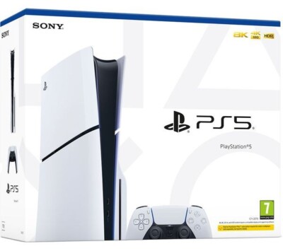 Sony PS5 Slim Blu-Ray Edition 1TB Videospielkonsole - Weiß