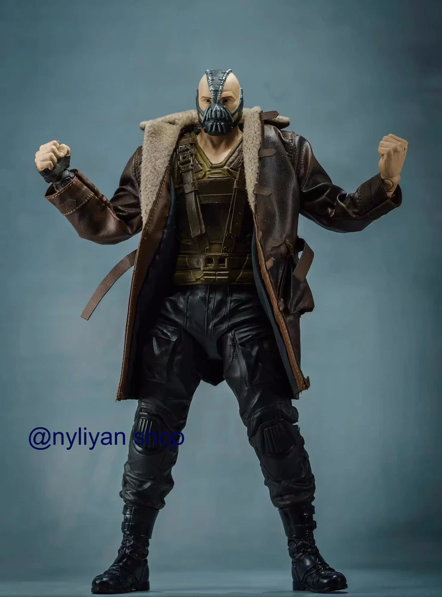 1 10 Batman Bane Fur Long Windbreaker Coat For 7inch Male Action Figure Body