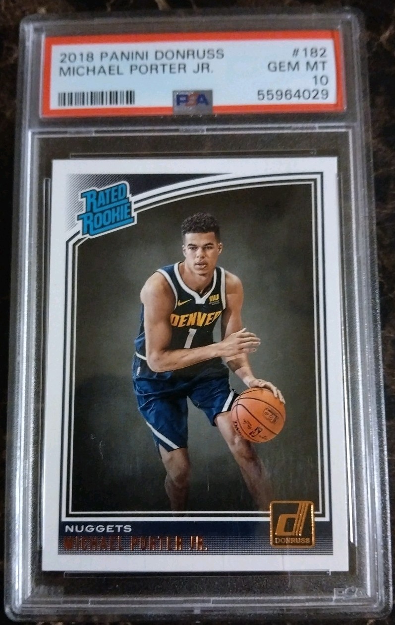 2018-19 Panini Donruss - Rated Rookies Michael Porter Jr. #182 (RC)