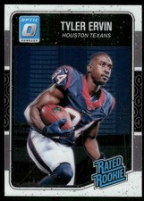 2016 Panini Donruss Optic #198 Tyler Ervin Rookie RC Texans football card. rookie card picture