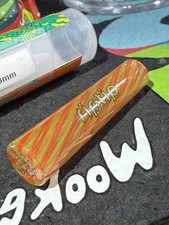 Punta de vidrio punta para fumar dedos Cheeto hechos a mano naranja amarillo