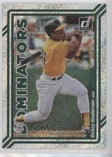 2023 Panini Donruss Dominators Rapture Rickey Henderson #D8 HOF 05k6