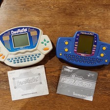 Tiger Concentration & Super Password Handheld Electronic Games w/ Manuals