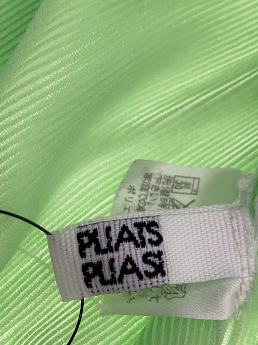 PLEATS PLEASE ISSEY MIYAKE◆Tシャツ/3/ポリエステル/GRN/pp41-fk362 PLEATS PLEASE ISSEY MIYAKE/T-shirt/3/polyester/GRN/pp41
