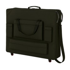 Deluxe Massage Table Carry Case   Heavy Duty Padded Bag w/Pockets  Wheels 32" 