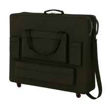 Deluxe Massage Table Carry Case – Heavy Duty Padded Bag w/Pockets & Wheels (32")