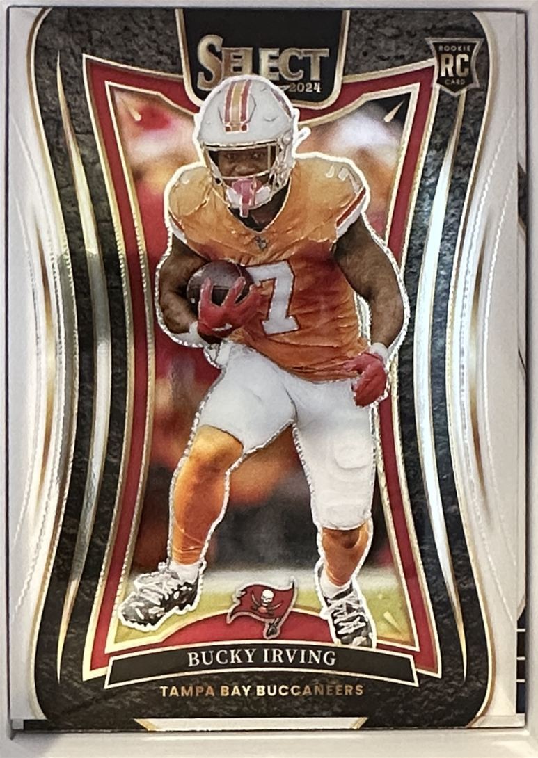 BUCKY IRVING 2024 PANINI SELECT #313 RC TAMPA BAY BUCCANEERS
