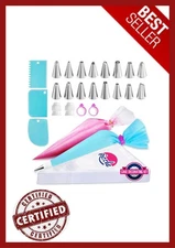 124pcs Cake  Decorating Kit – Icing Piping Tips  & Fondant Tools for DIY  Baking