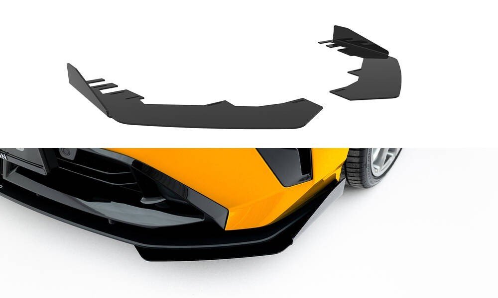 Front Flaps Maxton BMW M135i F70 pour un appui aérodynamique accru