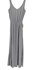 Show Me Your Mumu Kendall Maxi Dress Womens Small Gray Sleeveless Wedding Formal