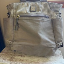 Ergobaby The Coffee Run Tall Tote Diaper Bag Backpack - Heather Grey