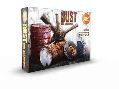AK INTERACTIVE - Paints set AK11605 - RUST SET