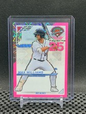 Max Williams 2025 Prospect Edition Holo Prospect Ticket -Pink #23/79 #17 Marlins