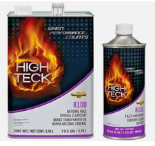 High Teck 8100 Overall 2k Clearcoat Gallon Kit With Slow 8103 Hardener