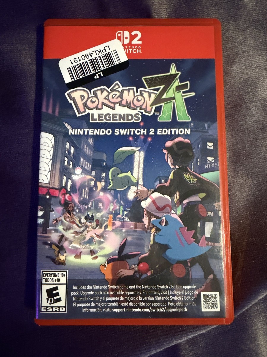 Brand New Pokémon Legends: Z-A Game Nintendo Switch 2 In Hand Seal