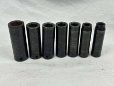 Sk Hand Tools 7 Piece 12 Drive 6 Point Deep Metric Impact Socket Set 12mm-22m