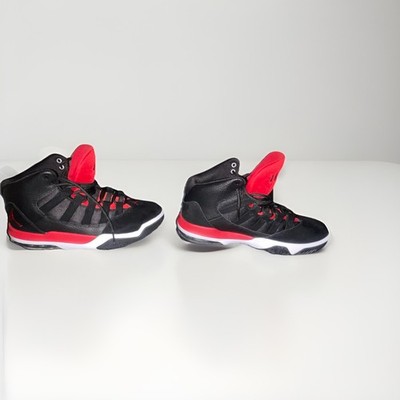 Jordan High Top Boys Black Red Athletic Basketball Sneakers US Size 7