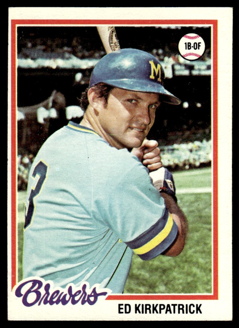 1978 Topps Ed Kirkpatrick Milwaukee Brewers #77
