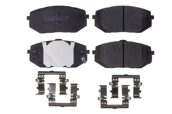 Bremsbelagsatz Scheibenbremse Denckermann B111680 FüR Hyundai Tucson NX4E NX4A-image