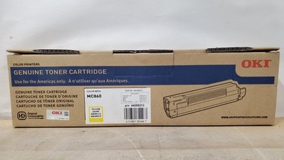 NEW Genuine Oki MC860 Yellow Toner Cartridge - # 44059213