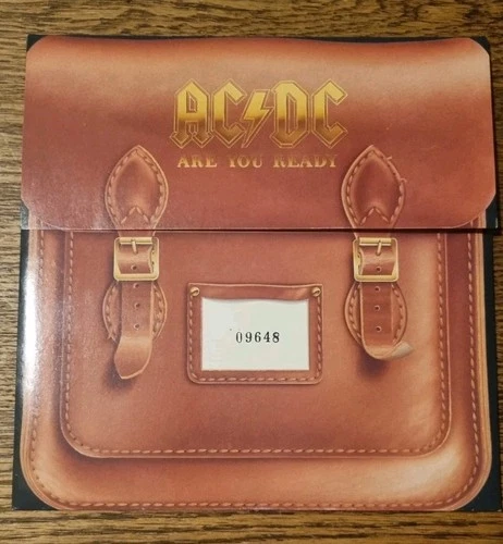 AC/DC ARE YOU READY 1991 UK 7"  LTD ED. NUMBERED SATCHEL SLEEVE MINT UNPLAYED