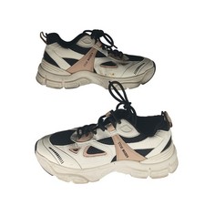 Steve Madden Clydie Women 8M Chunky Platform Sneakers Cream Black Tan CLDE01S1