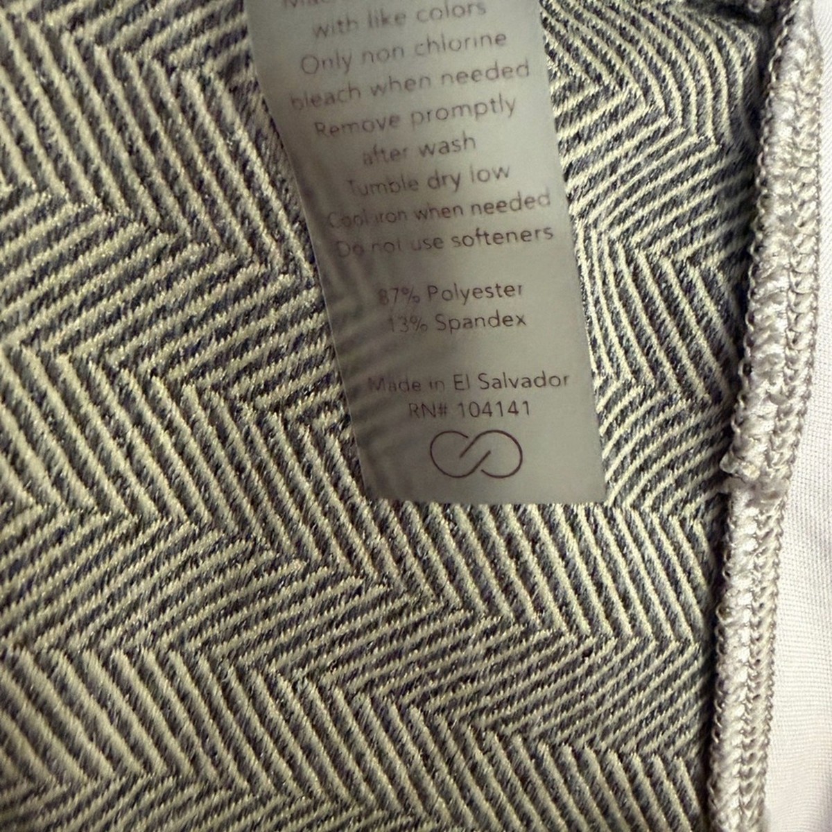 Calia women’s essential herringbone quarter zip jacket legging set size S View 5