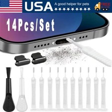 Cell Phone Speaker Dust Removal Tool Kit, Cleaner for iPhone, Samsung - 14Pcs