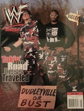 WWF Magazine May 2001 The Dudley Boyz Buh-Buh Ray & D-Von *Has Poster*         B