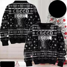 Creed With Arms Wide Open Chirstmas Ugly sweater 3d GLC055383