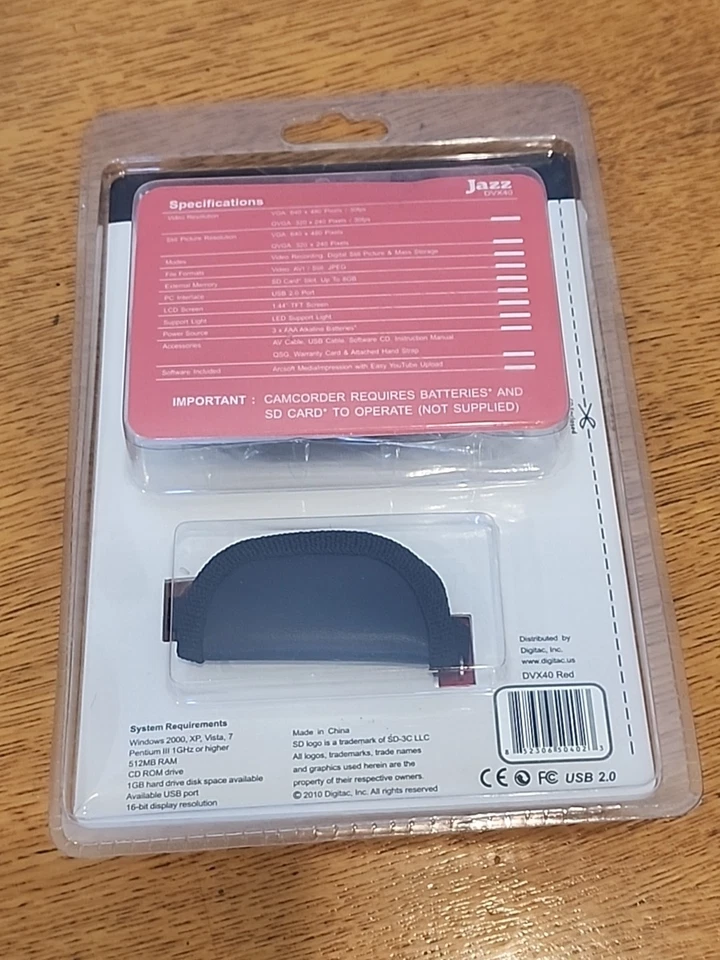 Jazz DVX40 Vintage Camcorder NEW Color LCD Screen Mini Camera YouTube MySpace - Image 2 of 4