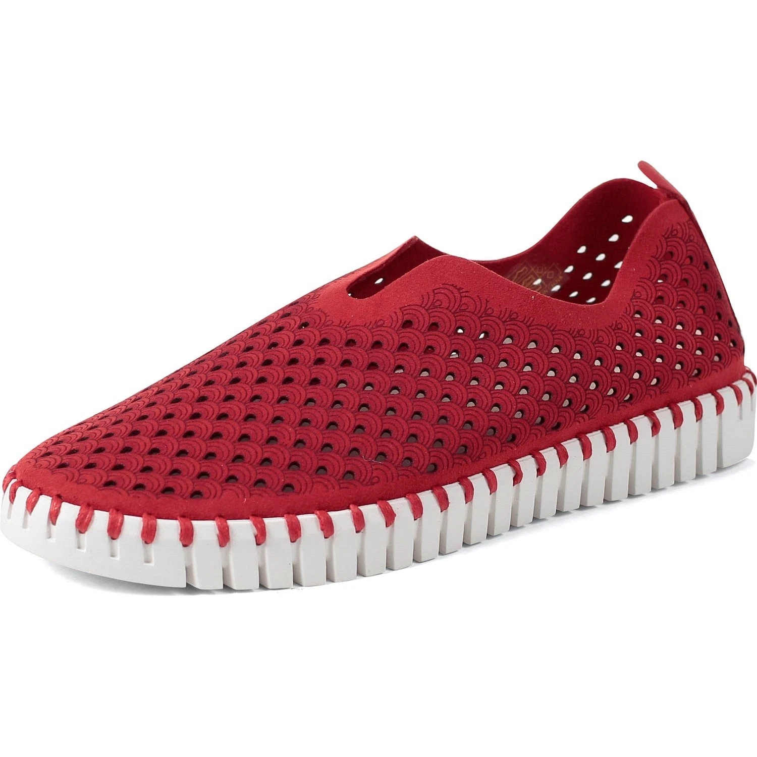 Ilse Jacobsen Womens Tulip White Sole Slip on Shoes Authentic & New