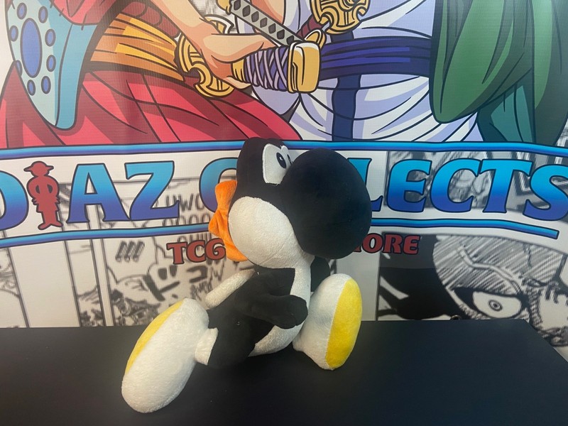 Black Yoshi Plush 12"  New Super Mario Bros Nintendo NO TAGS AT ALL READ