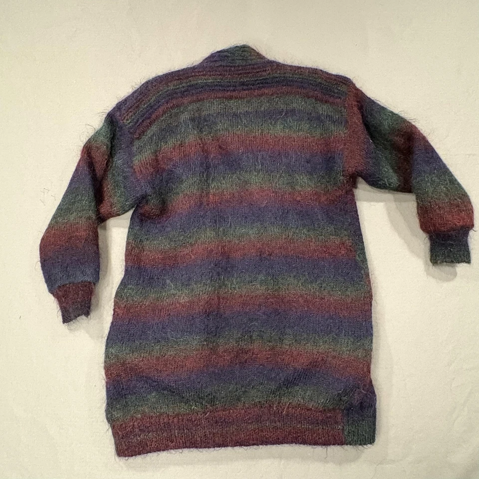 De Colección Suéter Carducci Para Mujer M Gran Tamaño Lana Mohair Forrado Cárdigan Años 90 Bolsillos Foto 2 de 4